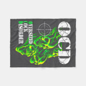 I Have Ocd Oversized Disorder  Fleece Deken (Voorkant (Horizontaal))