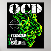 I Have Ocd Oversized Disorder  Poster (Voorkant)