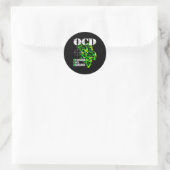 I Have Ocd Oversized Disorder  Ronde Sticker (Tas)