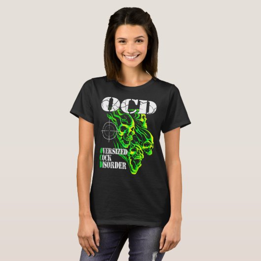 I Have Ocd Oversized Disorder  T-shirt (Voorkant volledig)