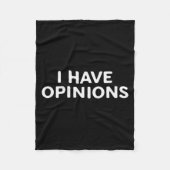 I Have Onions Bold Funny Statement Design Fleece Deken (Voorkant)