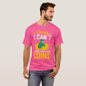 I Have Plans With My Coins Funny Coin Collector T-shirt (Voorkant volledig)