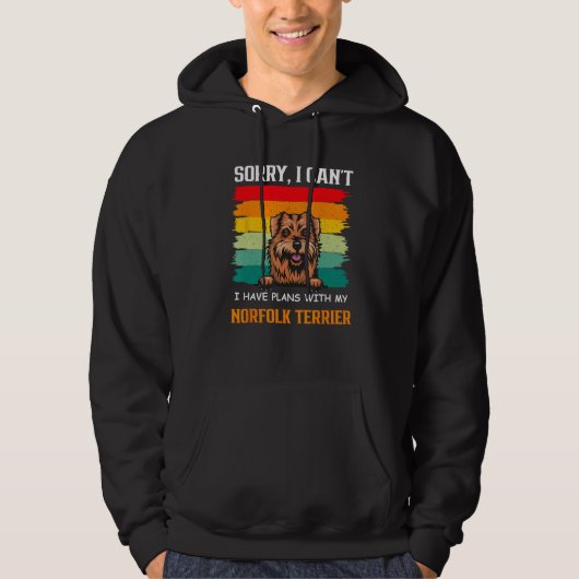 I Have Plans With My Norfolk terrier Dog   Father' Hoodie (Voorkant)