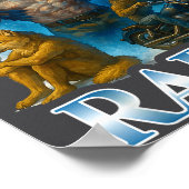 I Have Rabies Funny Cringe Werewolf Meme Alpha Wol Poster (Hoek)