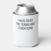 I Have Read The Terms And Conditions Blikjeskoeler (Blikje Voorkant)