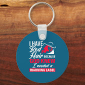 I Have Red Hair Because God Knew Funny Redhead  Sleutelhanger (Voorkant)