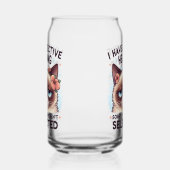 I Have Selective Hearing Funny Cat Lover Gift  Blikvorm Glas (Rechts)