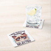 I Have Selective Hearing Funny Cat Lover Gift Kartonnen Onderzetters (Insitu)