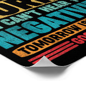 I Have Selective Hearing I Can't Hear Your Negativ Poster (Hoek)