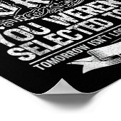 I Have Selective Hearing You Werent Selected Today Poster (Hoek)