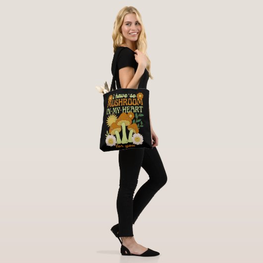 I Have So Mushroom in My Heart For You Tote Bag (Op model)