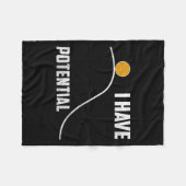 I Have Tential Funny Physics Teacher Science Fleece Deken (Voorkant (Horizontaal))