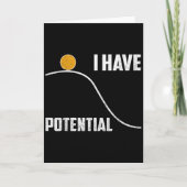 I Have Tential Funny Physics Teacher Science  Kaart (Voorkant)