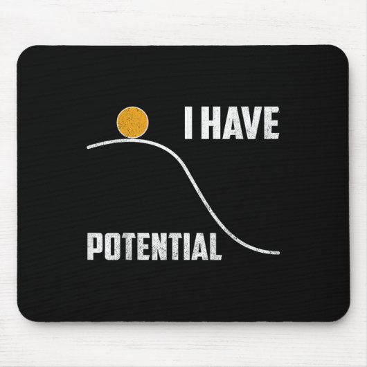 I Have Tential Funny Physics Teacher Science  Muismat (Voorkant)