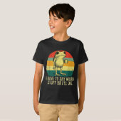 I Have To Say Weird Stuff Or I'll Die Frog Drinkin T-shirt (Voorkant volledig)