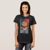 I Have To Say Weird Stuff Or I'll Die Funny Capyba T-shirt (Voorkant volledig)