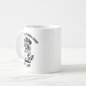 I Have To Say Weird Stuff Or I'll Die Funny Cowboy Koffiemok (Voorkant links)