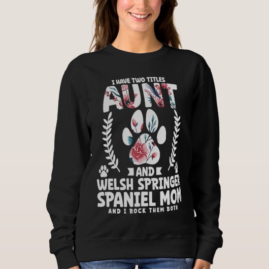 I have two titles aunt and welsh springer spaniel  trui (Voorkant)