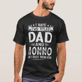 I Have Two Titles Dad And Nonno  Father's Day Vint T-shirt (Voorkant)