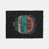 I Have Two Titles Dad And Step Dad Funny Fathers Fleece Deken (Voorkant (Horizontaal))