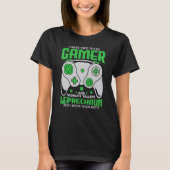 I Have Two Titles Gamer And World's Tallest Leprec T-shirt (Voorkant)