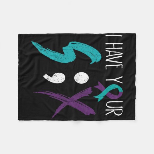 I Have Your Six Military Suicide Prevention Awaren Fleece Deken (Voorkant (Horizontaal))