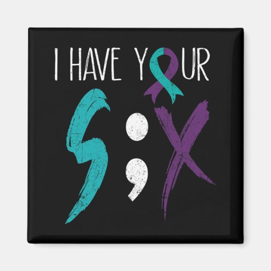 I Have Your Six Military Suicide Prevention Awaren Magneet (Voorkant)