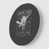 I haven't Failed Electrician Thomas Edison mens Grote Klok (Hoek)