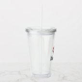 I Heart Aardvarken Acryl Drinkbeker (Rechts)