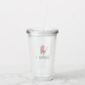 I Heart Aardvarken Acryl Drinkbeker (Achterkant)