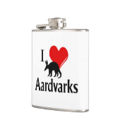 I Heart Aardvarken Heupfles (Links)