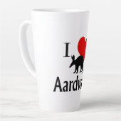 I Heart Aardvarken Latte Mok (Linkerhoek)