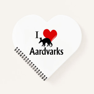 I Heart Aardvarken Notitieboek