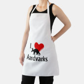 I Heart Aardvarken Schort (Insitu)
