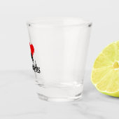 I Heart Aardvarken Shot Glas (Rechts)