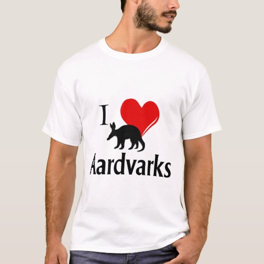 I Heart Aardvarken T-shirt (Voorkant)
