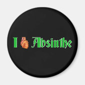 I Heart Absinthe Magneet (Voorkant)