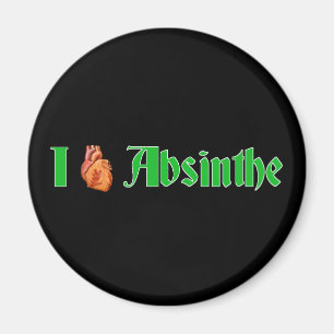 I Heart Absinthe Magneet