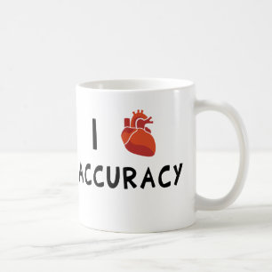 I Heart Accuracy Koffiemok