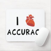 I Heart Accuracy Muismat (Met muis)
