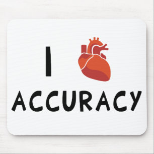 I Heart Accuracy Muismat