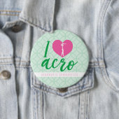 I Heart Acro Knop Ronde Button 4,0 Cm (In situ)