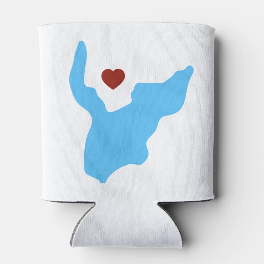 I heart Adams Point + Lake Merritt Cooler (Achterkant)