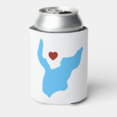 I heart Adams Point + Lake Merritt Cooler (Blikje Achterkant)