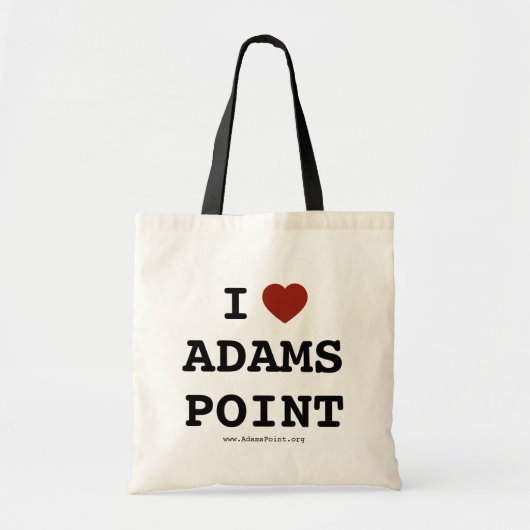 I heart Adams Point Tote Bag (Voorkant)