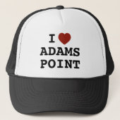 I heart Adams Point Trucker Hat Pet (Voorkant)