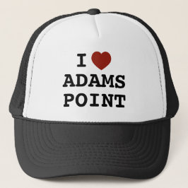 I heart Adams Point Trucker Hat Trucker Pet