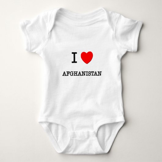 I HEART AFGHANISTAN ROMPER (Voorkant)