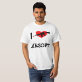 I Heart Airsoft T-shirt (Voorkant volledig)