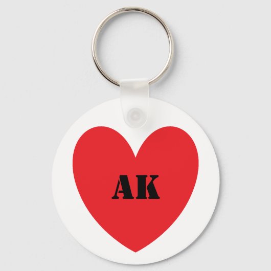 I Heart Alaska Sleutelhanger (Voorkant)
